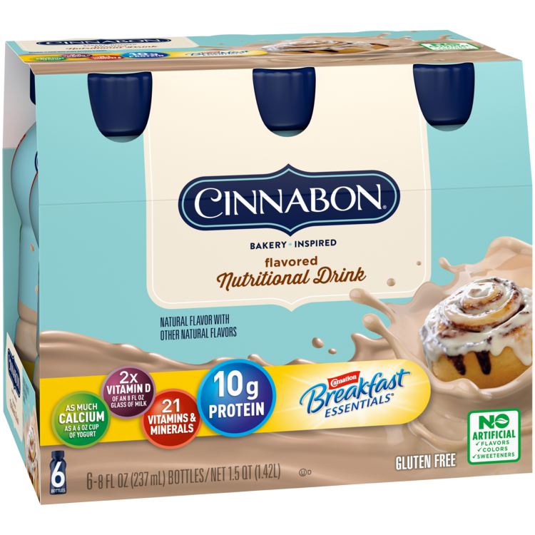 Cinnabon bakery flavored nutritional drink of 8fl