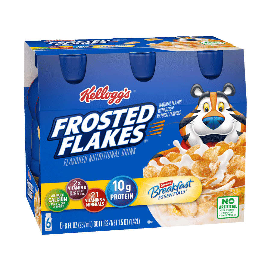 Kelloggs frosted flakes flavored nutritional drink