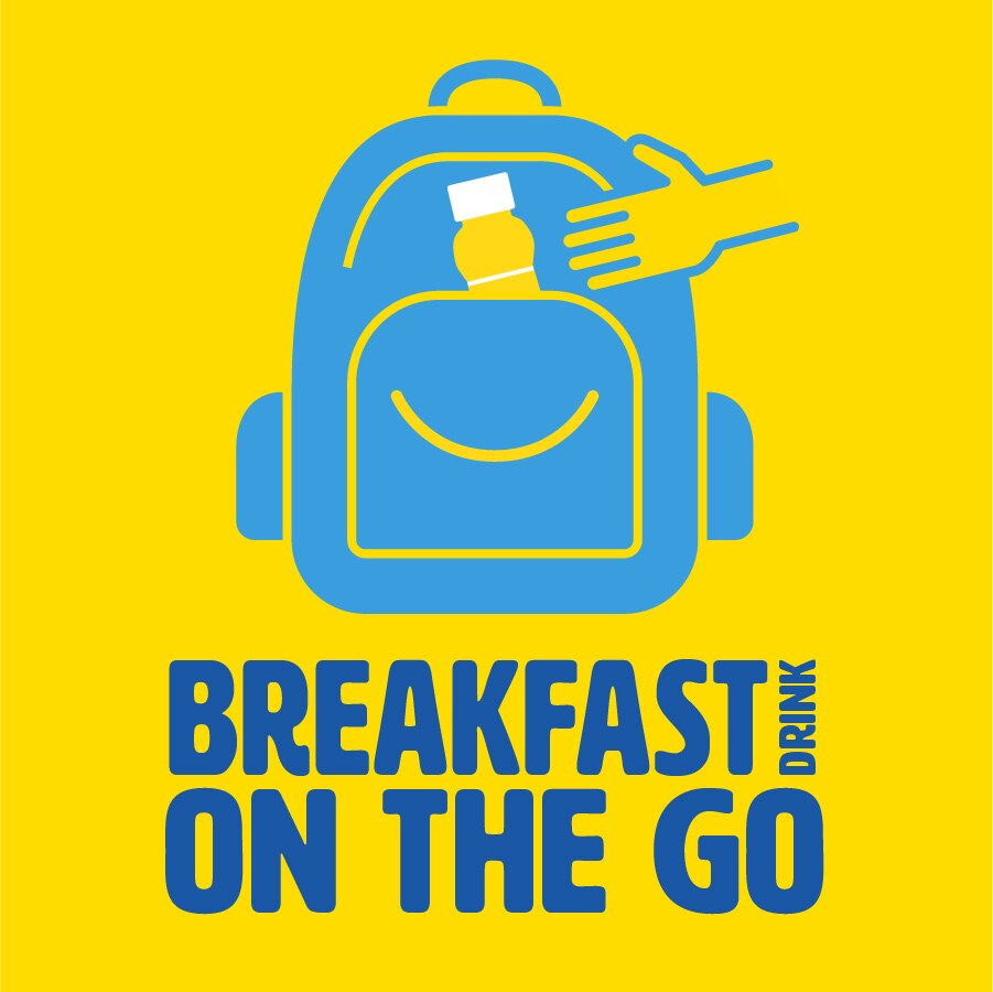 Breakfast drink on the go with bag image